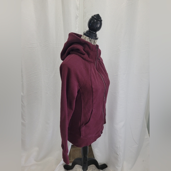 Lululemon Scuba Hoodie Sz 6 Light Cotton Fleece Dark Adobe EUC - Picture 10 of 14